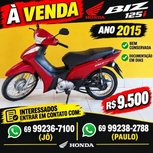 Honda Biz 125 EX/ 125 EX Flex 2015
