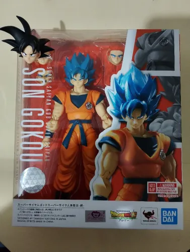 SH Figuarts Goku Blue + Head Base 1.0 Bandai