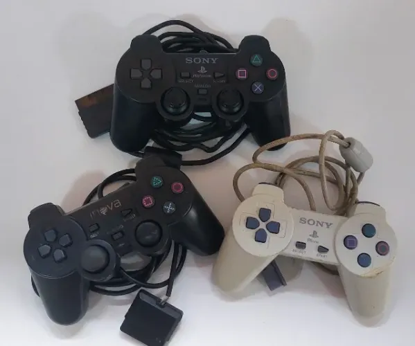 Lote controles PS2 / PS1