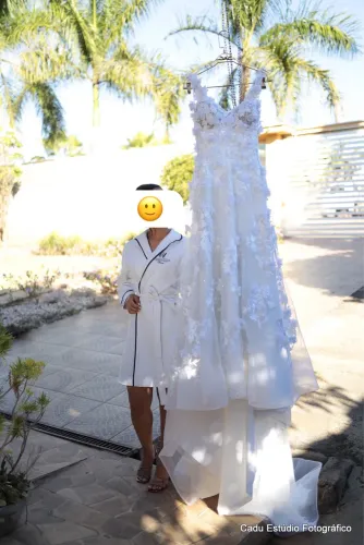 Vestido de noiva usado apenas 1 vez