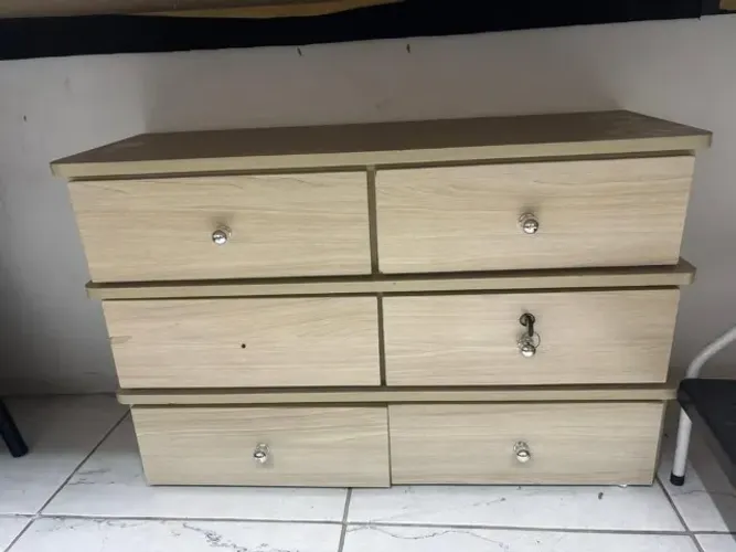 Gaveteiro/Cômoda com 6 Gavetas 
