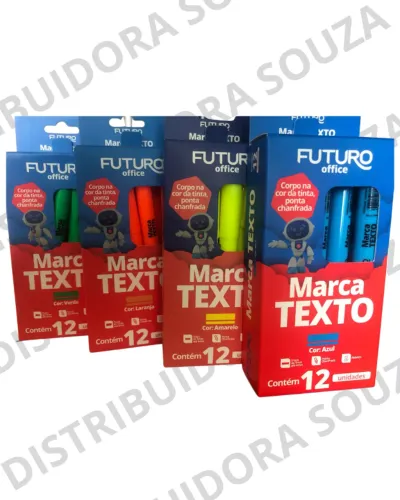 CAIXA C/12 MARCA-TEXTO SORTIDOS OU DE UMA SÓ COR