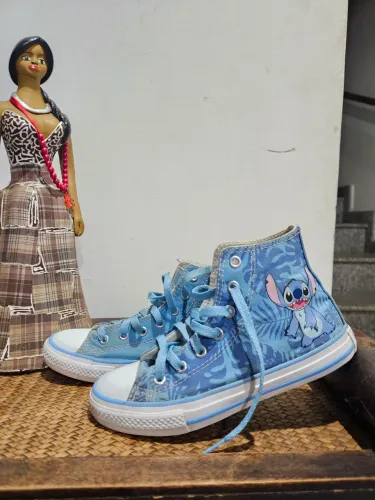 Tennis infantil All Star 32 lixo e stitch