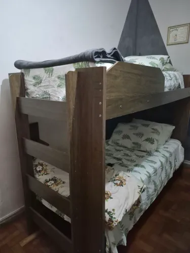 Beliche de MDP para colchões de 90cm (colchões não inclusos)