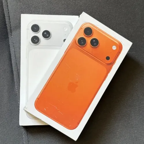 Iphone 17 Pro Max 256GB Lacrados Silver e Laranja !!