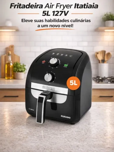 Fritadeira elétrica Airfryer 5 litros Itatiaia nova na caixa.