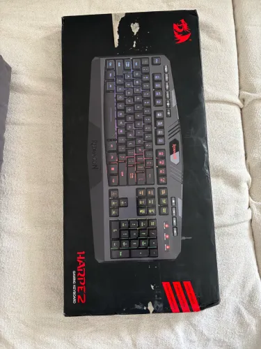 TECLADO MEMBRANA GAMER HARPE 2 RGB PRETO