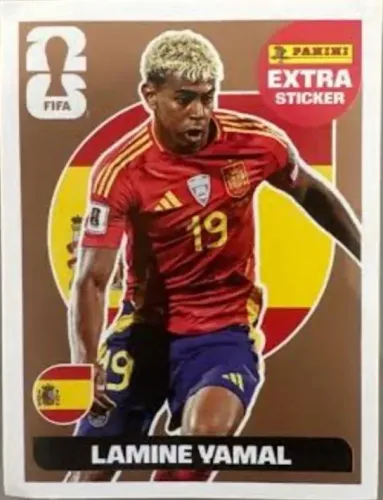 Figurinha Panini Legend Bronze de Lamine Yamal