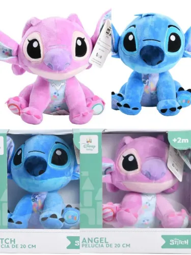 Combo 2 pelúcias Stitch e Angel 
