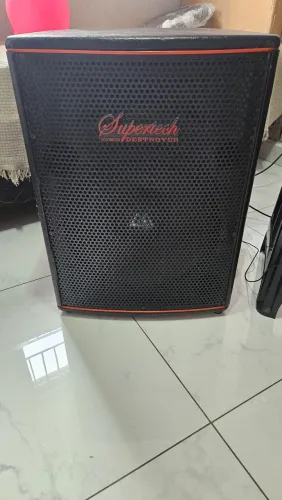 Caixa de som amplificada supertech Destroyer 400 Rms