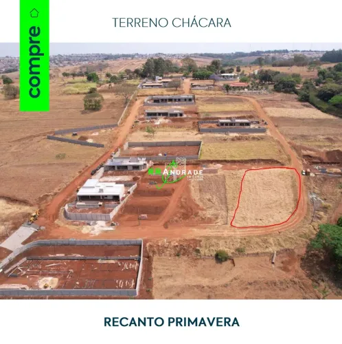 Terreno de Chácara no Recanto das Primaveras