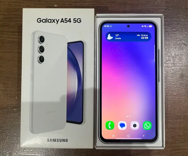 A54 5g branco 128/8GB + Nota fiscal