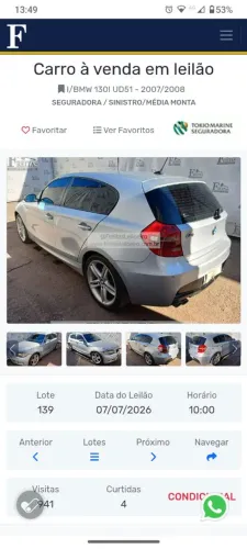 BMW 130I 3.0 24V 265cv 5P 2008