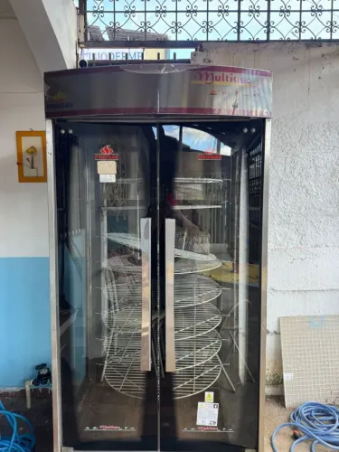 Máquina de assar frango giratória 