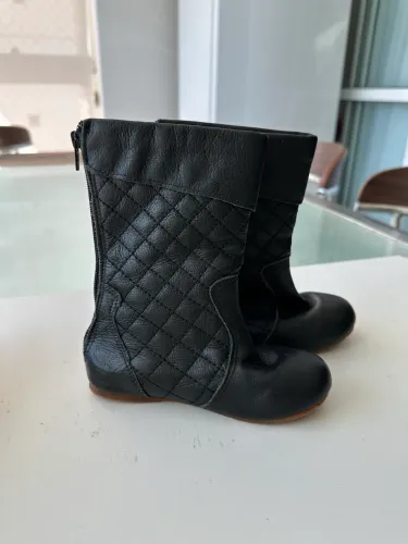 Bota Infatil menina Couro