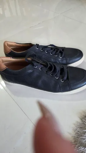 Sapatenis MR. CAT PRETO COURO