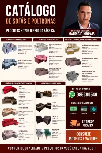 VENDA DE ESTOFADOS DIRETO DA FABRICA