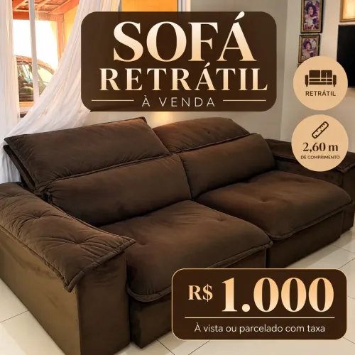 Vendo sofá retratil
