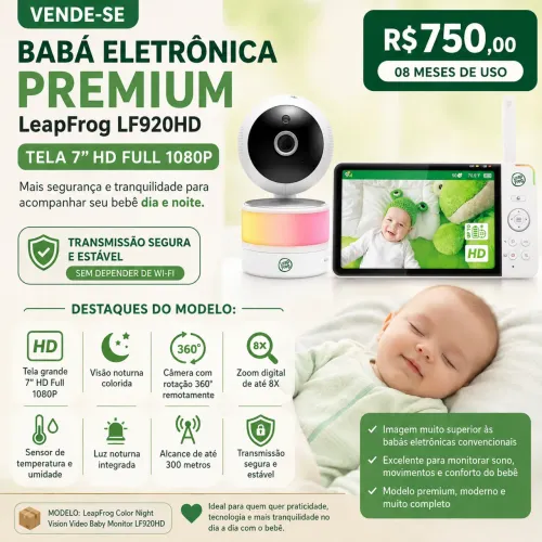 Babá Eletrônica Premium Leap Frog 