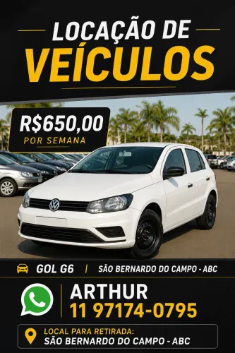 Locação/Aluguel de Veículos para Aplicativo - 99, Uber, Indrive