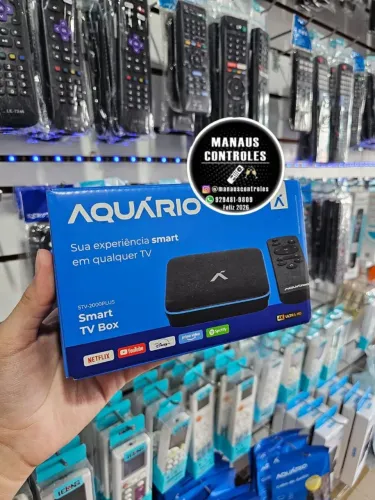 Smart Tv Box 4k Aquário Stv-2000 Plus Android Wifi