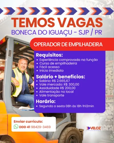 Operador de empilhadeira 