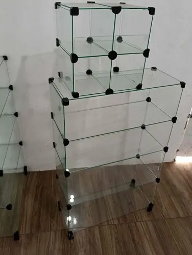 kit balcao de vidro + baleiro 4 bocas apenas $290,00