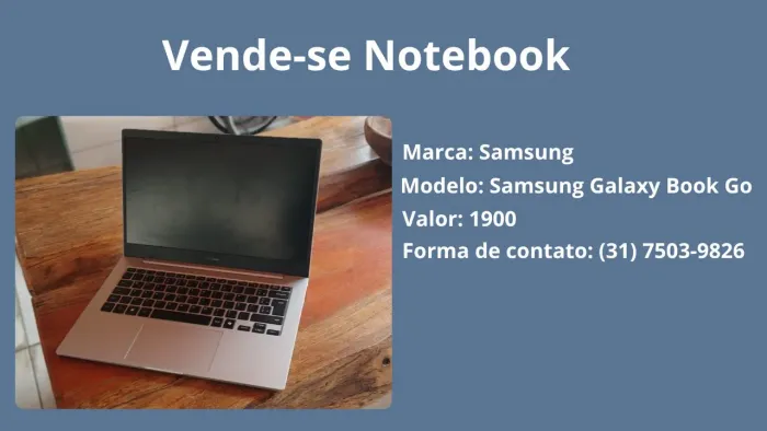 Vende-se notebook