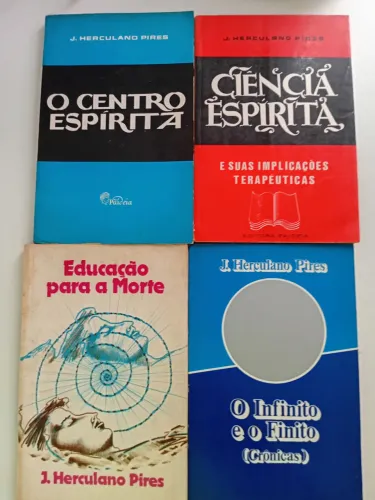 Kit 4 livros J. HERCULANO PIRES