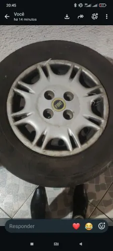 Venda de roda aro 13 com pneus