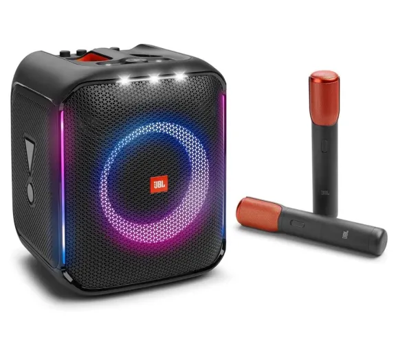 CAIXA JBL DOIS MICROFONES SEMI NOVA