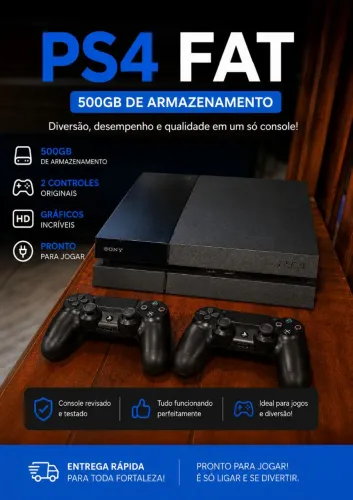 PS4 - IMPECÁVEL | 2 Jogos | 2 Controles