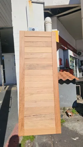 PORTA MACIÇA DE ANGELIM PEDRA 80CM - MELHOR MADEIRA DO MERCADO