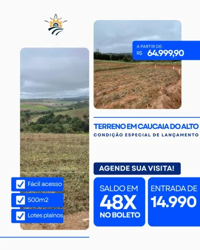 Caucaia do Alto tem o espaço perfeito para sua casa  Confira agora!