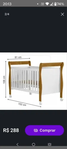 Berço em excelente estado