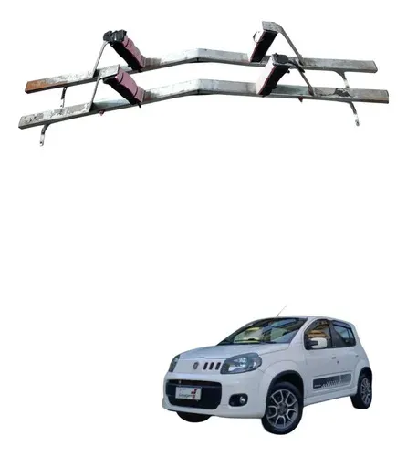 Rack Teto  Fiat Uno 1.4 2014 Branco Branco