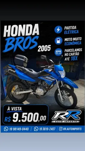 HONDA BROSS 125 ANO 2005 PARCELAMOS NO CARTÃO ATÉ 24X 