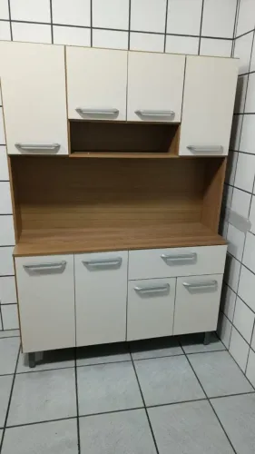 ARMÁRIO DE COZINHA + GELADEIRA POR R$ 650,00.