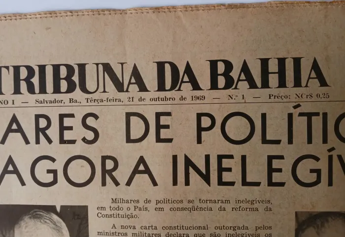 Jornal n° 1 Tribuna da Bahia ANTIGO