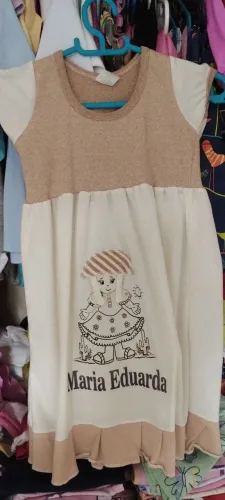 Vestido flor do Sertão penalizado Maria Eduarda 