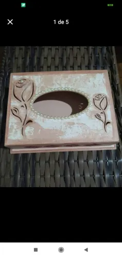 Porta lenço de papel em mdf