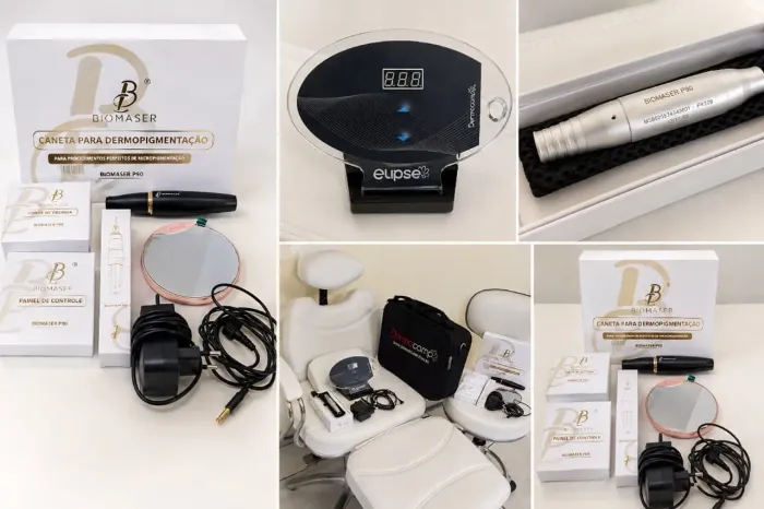 Kit completo Micropigmentação e Estética
