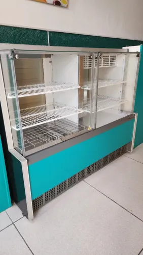 Balcão Vitrine Quente Fria Gelopar 1,40m