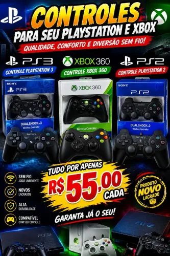 Controle vídeo games