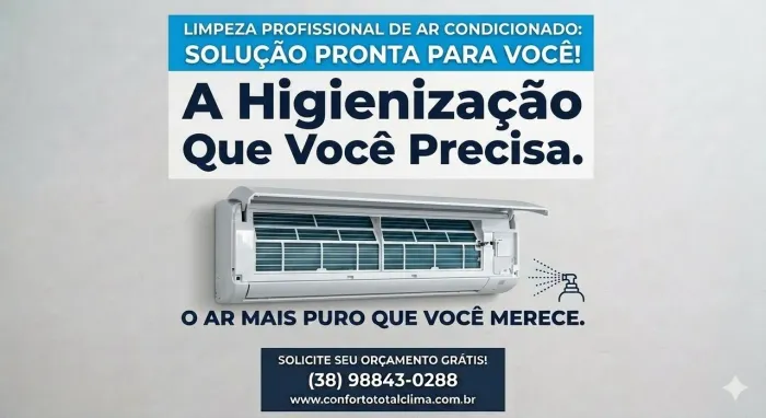 Limpeza e instalação de ar condicionado