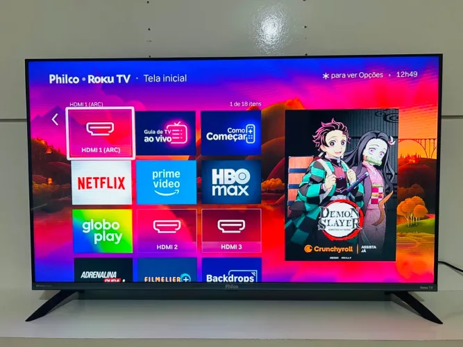 Smart tv 40 polegadas Philco Roku