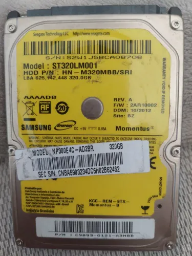 Hd 320gb Samsung