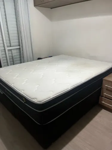 Colchão e Cama Baú Queen