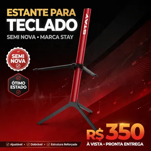 Estante pra teclado musical