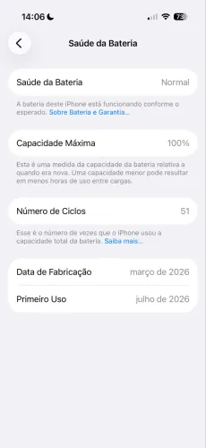 iPhone 17 256 Branco